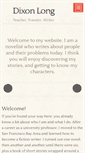 Mobile Screenshot of dixonlong.com